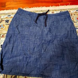 Denim Talbots Skirt